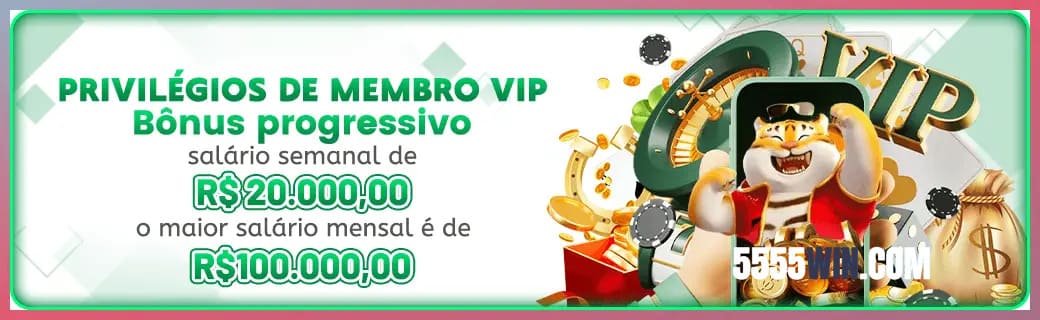 5555WIN bônus — cashback 15 por cento e níveis VIP